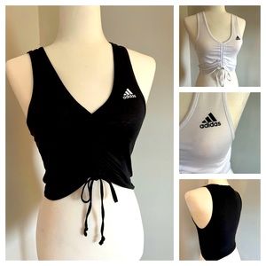 Adidas crop tops size small